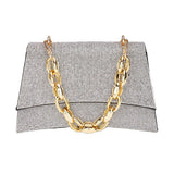 Bling Evening Tote Crossbody Bag Chain Handle  from Madeline Love