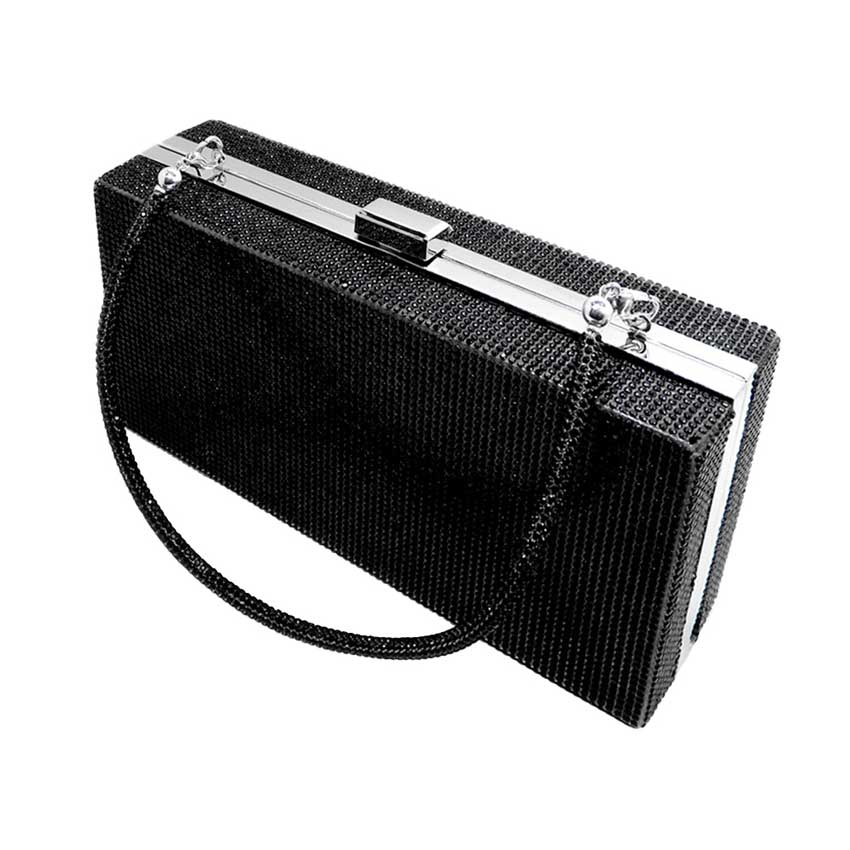 Bling Rectangle Evening Tote Clutch Crossbody Bag  from Madeline Love
