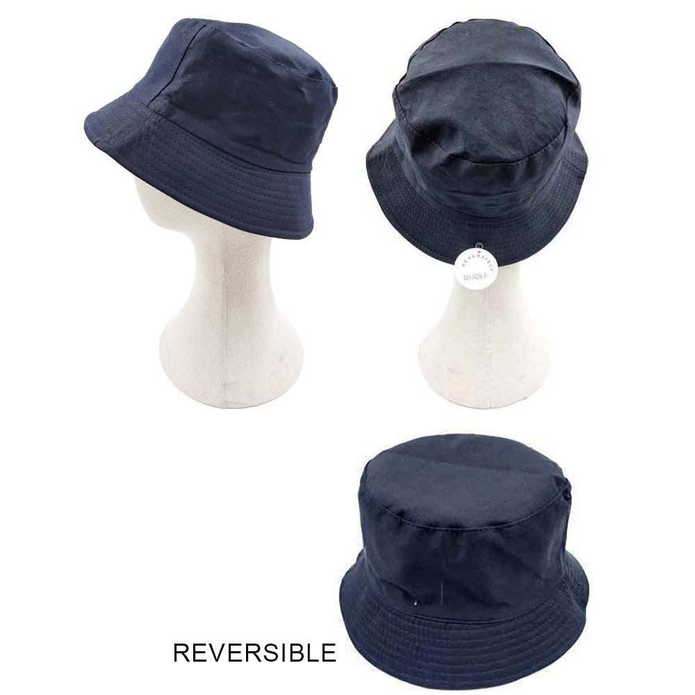 Boss Message Solid Reversible Bucket Hat from Madeline Love