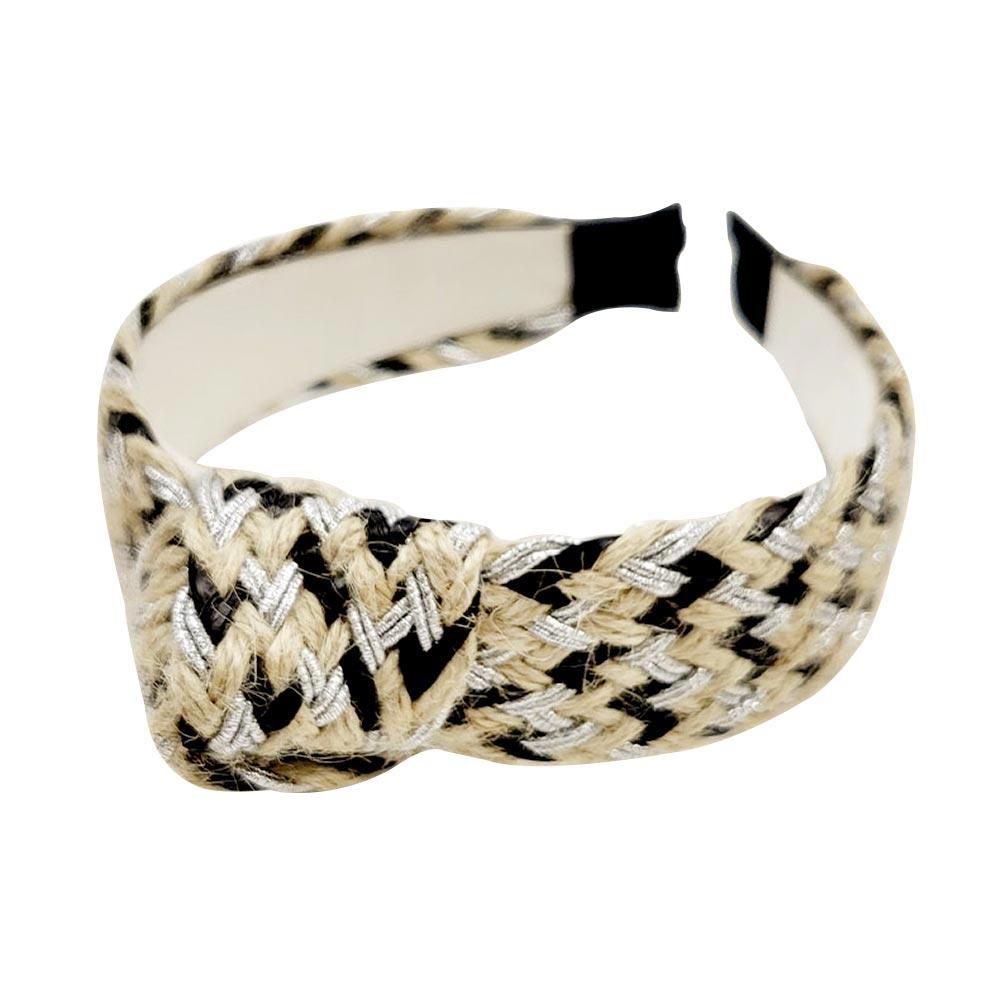 Braided Burnout Knot Headband from Madeline Love