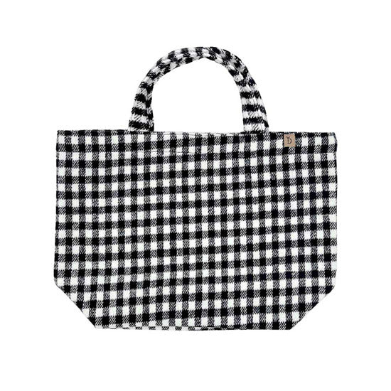 Buffalo Check Patterned Tote Bag  from Madeline Love