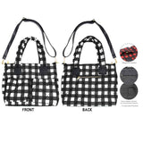 Buffalo Check Puffer Tote Bag  from Madeline Love