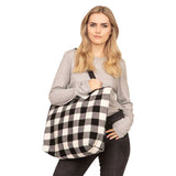 Buffalo Plaid Check Tote Bag  from Madeline Love