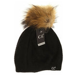 C.C Exclusive - Black Label Special Edition Waffle Knit C.C Beret from Madeline Love
