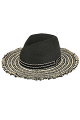 C.C Frayed Edge Panama Sun Hat from Madeline Love
