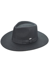 C.C Grosgrain Bow Vegan Felt Panama Hat from Madeline Love