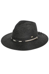 C.C Hard Shaped Panama Hat from Madeline Love