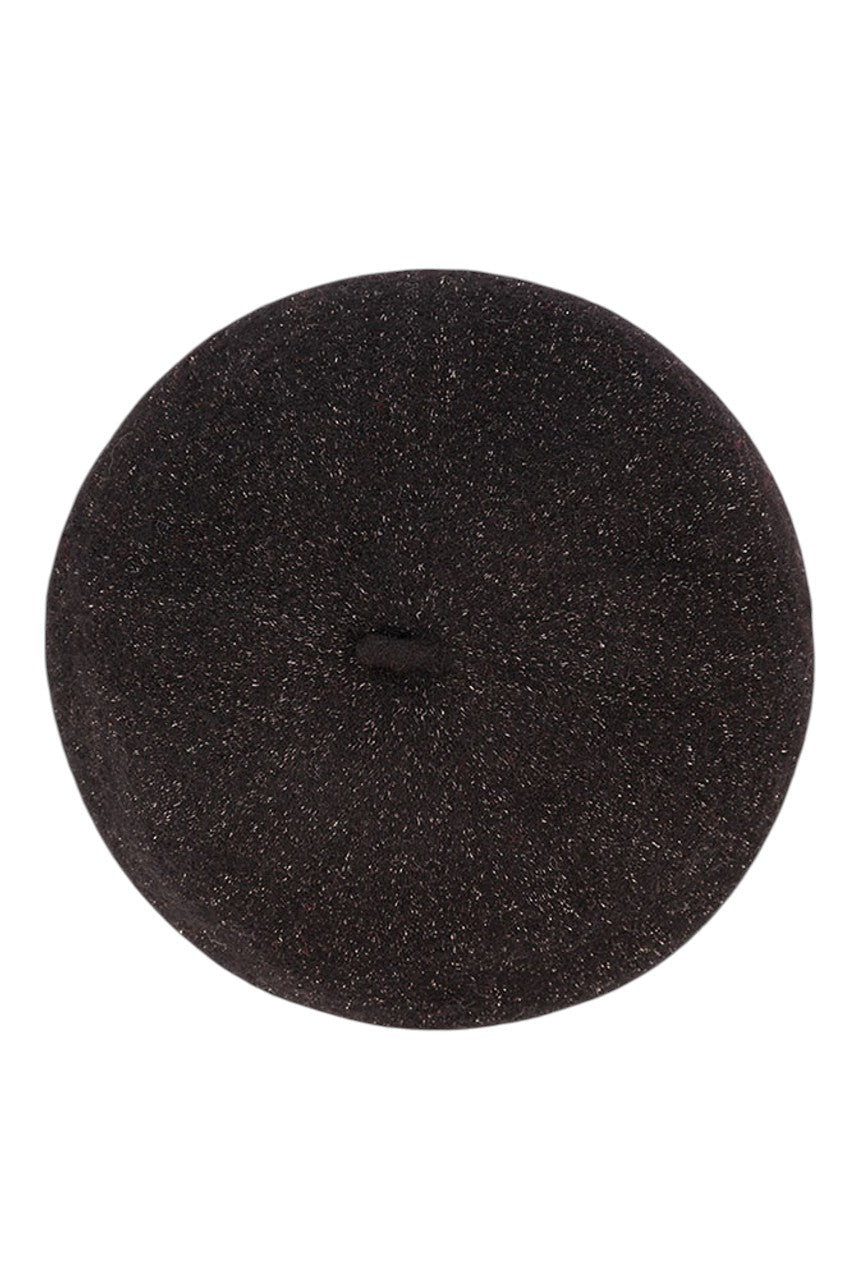 C.C Lurex Yarn Wool Beret from Madeline Love