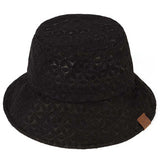 C.C Lace Pattern Bucket Hat from Madeline Love