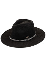 C.C MULTI THREAD RHINESTONE TRIM BAND PANAMA HAT from Madeline Love