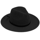 C.C Suede Lace Trim Band Panama Hat from Madeline Love