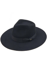 C.C Wool Felt Detailed Panama Hat Ribbon Band Trim from Madeline Love
