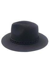 CHAIN BAND PANAMA HAT from Madeline Love