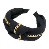 Chain Trim Knot Headband from Madeline Love