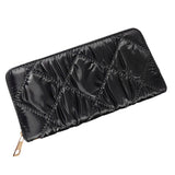 Shiny Faux Leather Padded Wallet with Wristlet  from Madeline Love