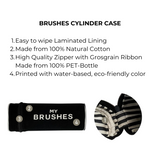 Brushes, Cylinder Case, Black From Bag-all
