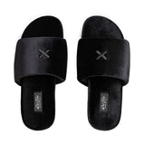 Men's Black Velvet House Slide from Del Toro Shoes