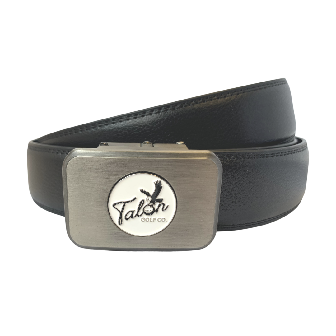 Black Eagle Leather Belt w/ Magnetic Ball Marker from Talon Golf LLC