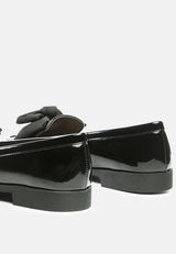 Bowberry Bow-Tie Patent Loafers from London Rag International