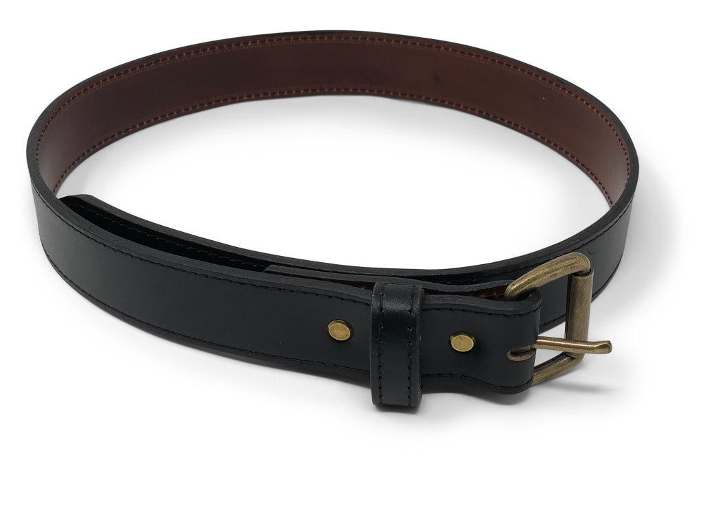 Handmade Leather Belt | Horween Chromexcel | Black from Jack Foster