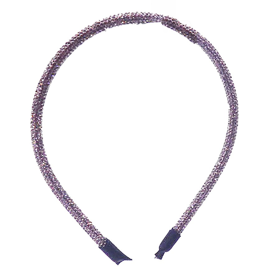 Bling Stone Accented Crystal Studded Shimmer Headband from Madeline Love