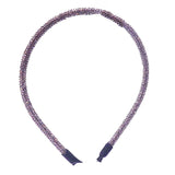 Bling Stone Accented Crystal Studded Shimmer Headband from Madeline Love