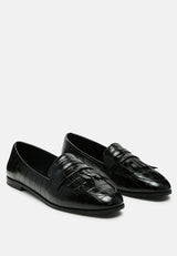 Pecker Black Patent Pu Everyday Loafer from London Rag International