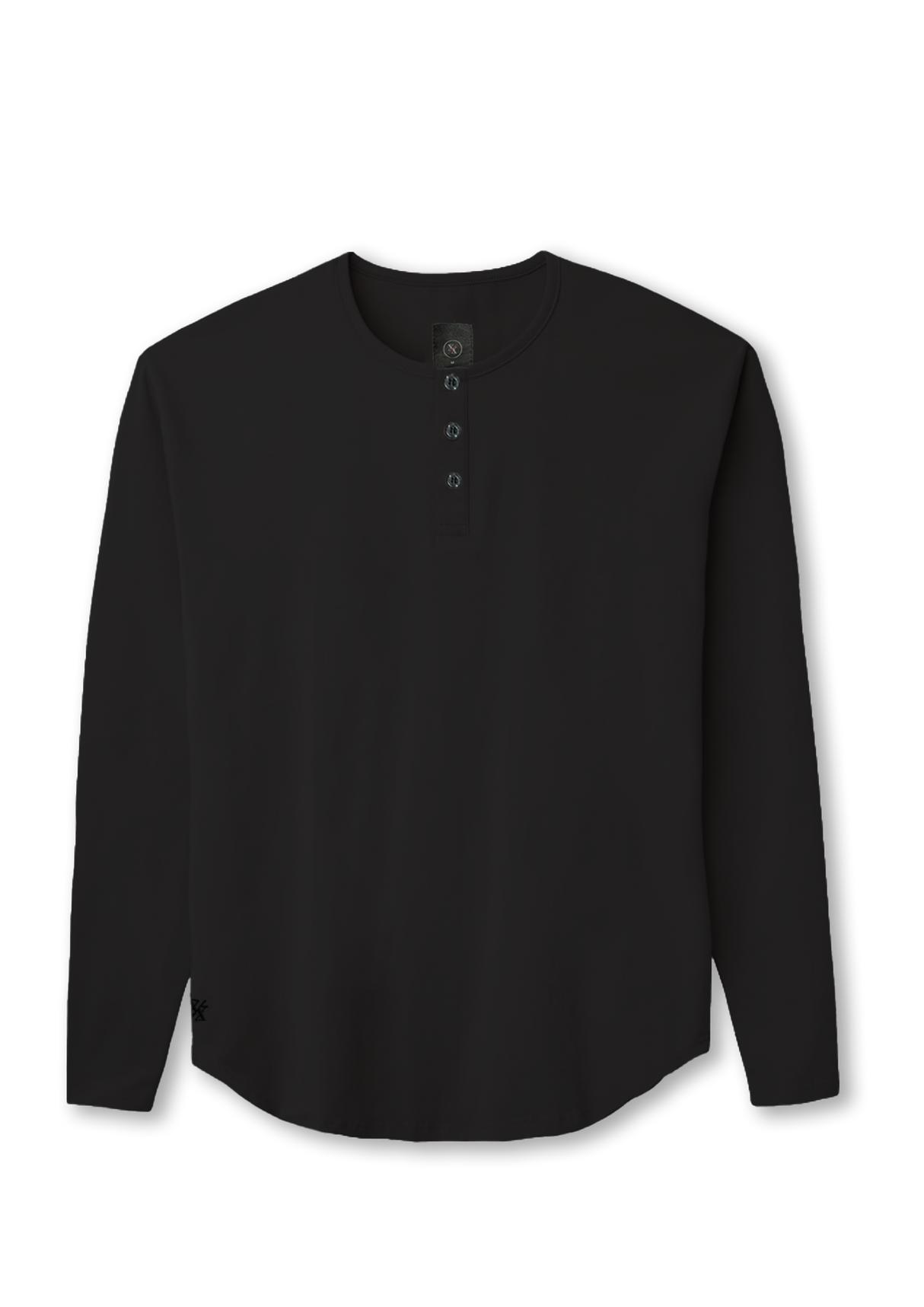 L/S Henley Curved Hem VX from Ten/10 Apparel
