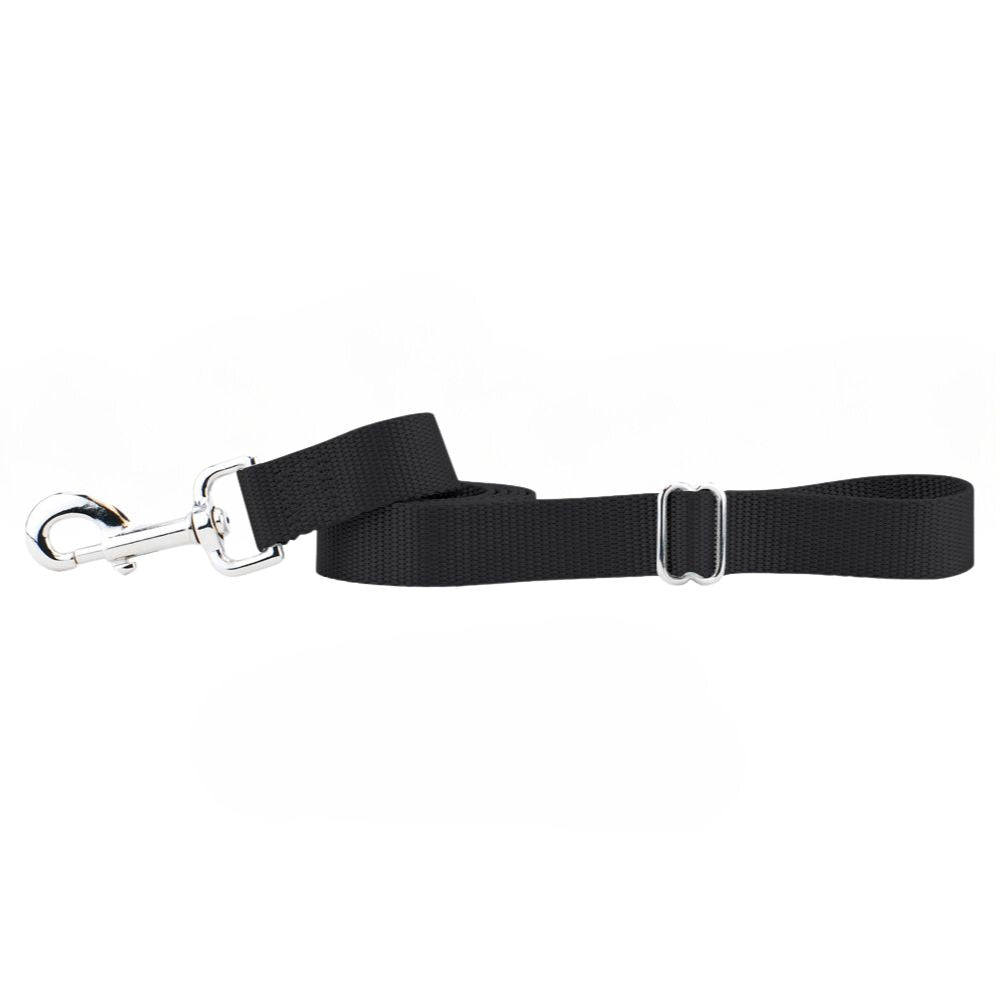 Black Nylon Dog Leash from 2 Hounds Design