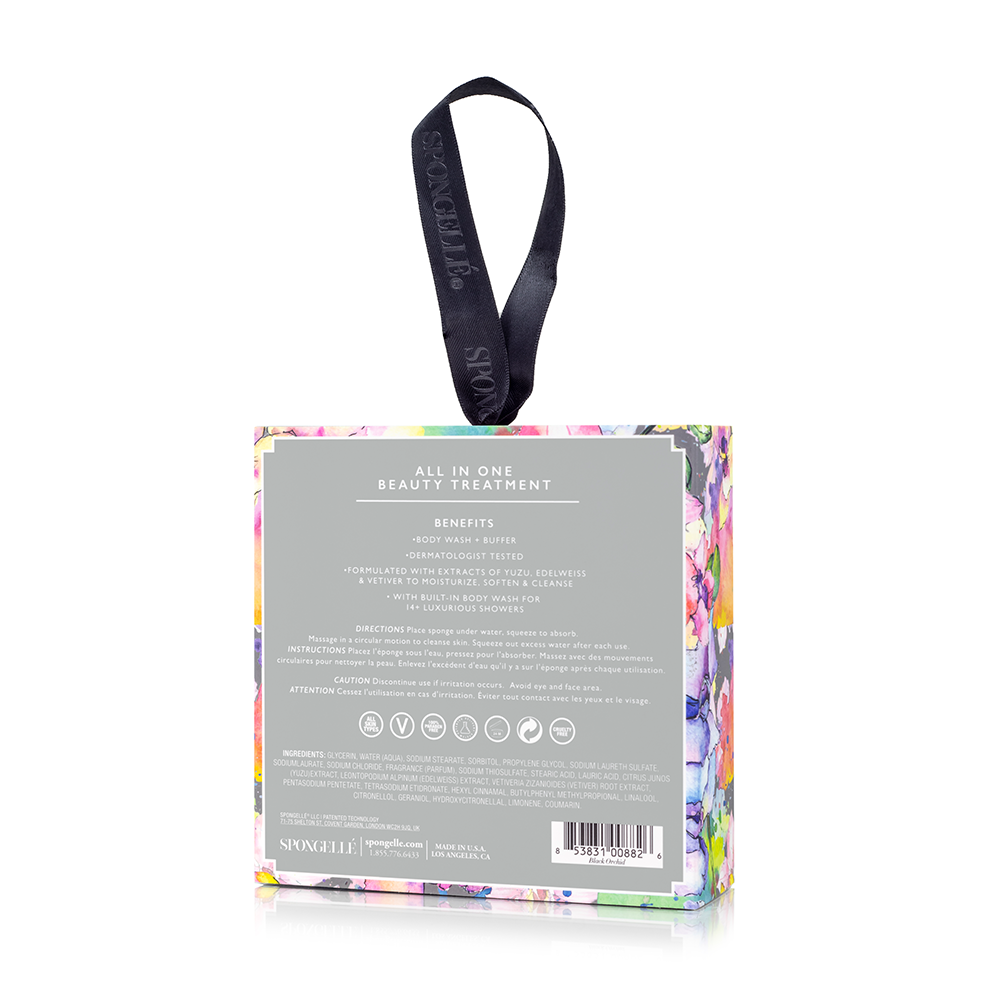 Black Orchid | Boxed Flower from Spongellé
