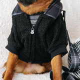 Frenchie Dog Hoodie - Black Plaid from Frenchie Bulldog