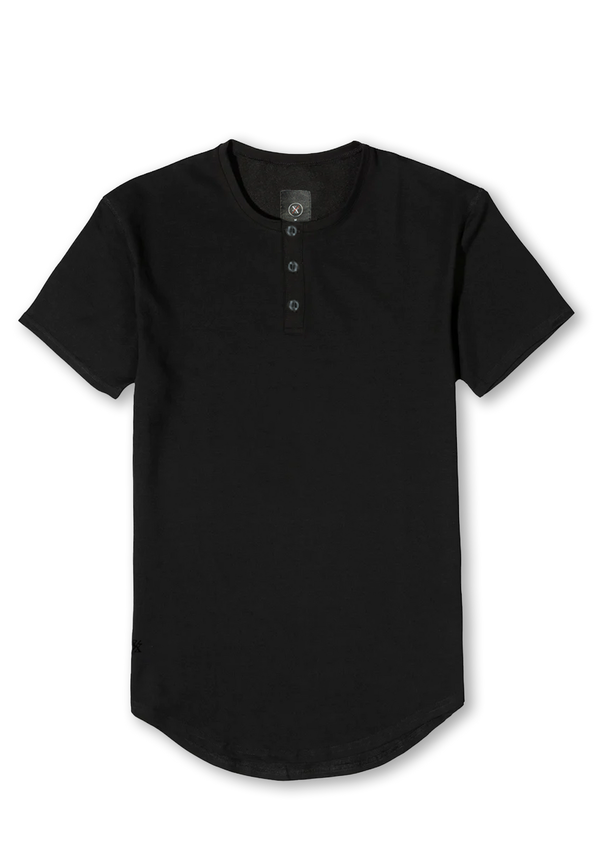 Henley Curved Hem from Ten/10 Apparel