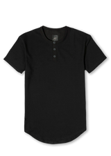 Henley Curved Hem from Ten/10 Apparel