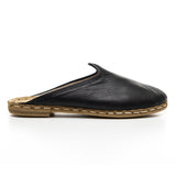 Women's Black Slippers from Atlantis Handmade Shoes