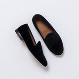 Men's Black Velvet Slipper II from Del Toro Shoes