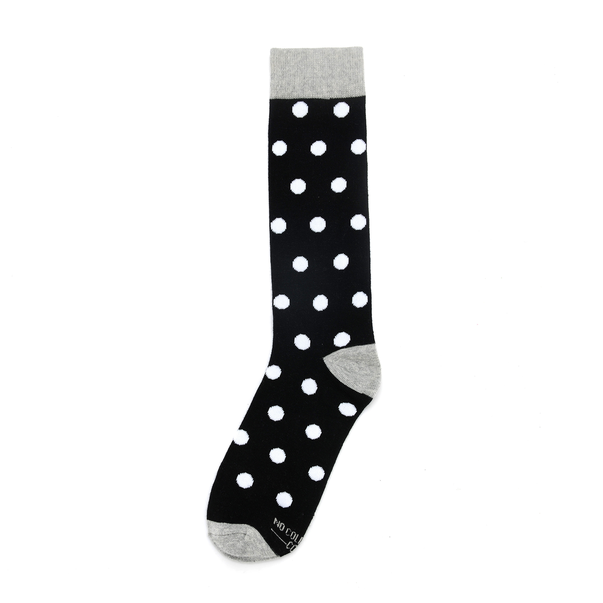 Black Socks with White Polka Dot Socks from No Cold Feet