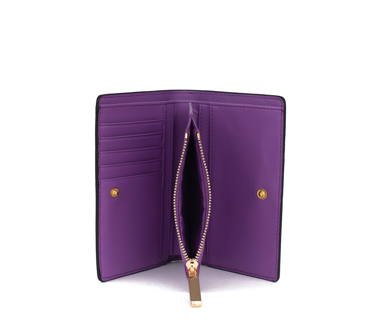 Madison - Black Vegan Leather Wallet from Gunas New York