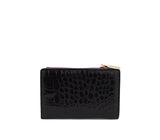 Madison - Black Vegan Leather Wallet from Gunas New York
