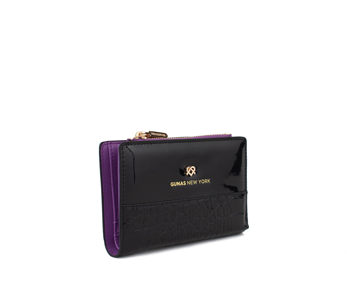 Madison - Black Vegan Leather Wallet from Gunas New York