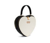 Sweetheart - Black & White Vegan Crossbody Bag from Gunas New York
