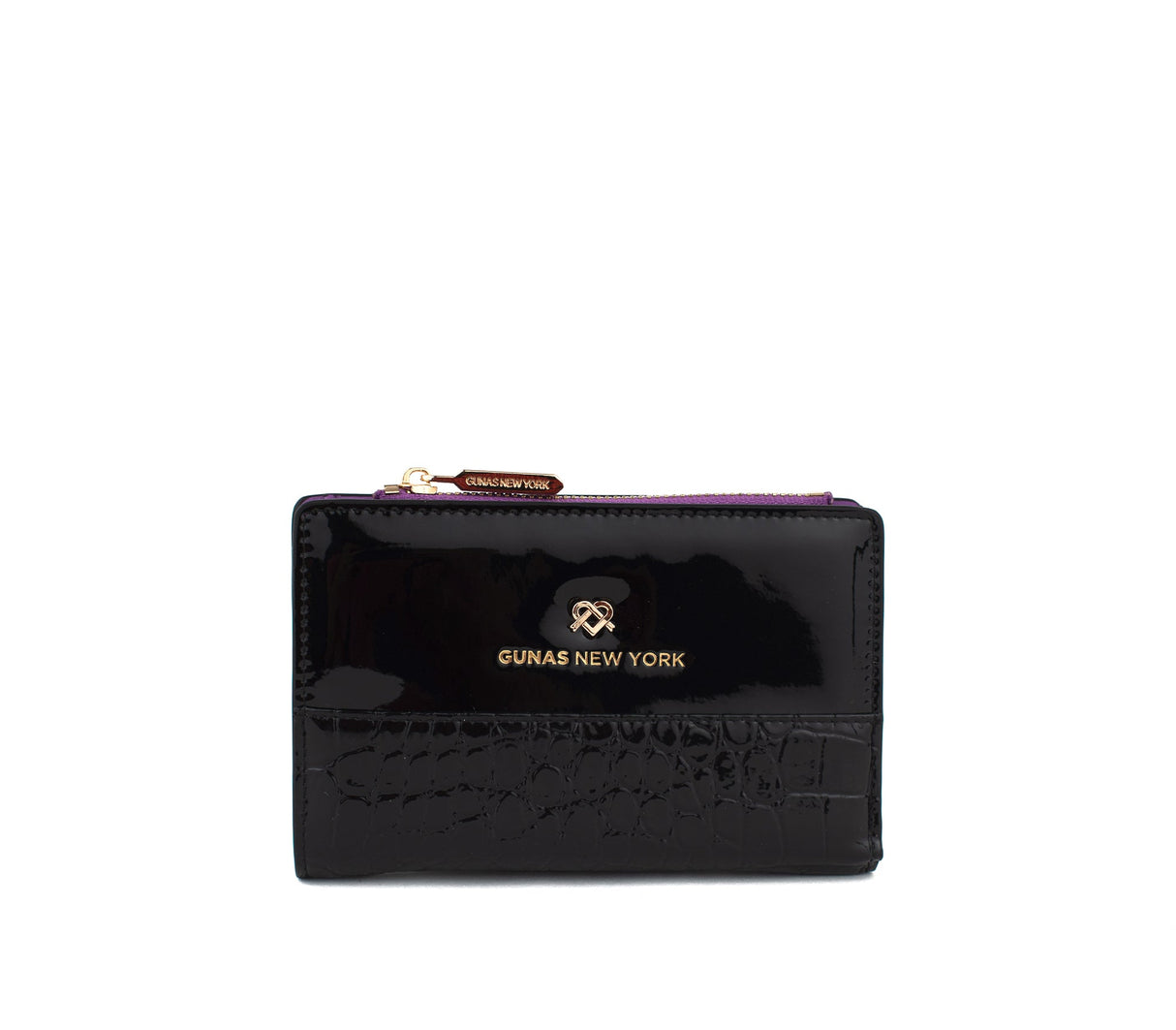 Madison - Black Vegan Leather Wallet from Gunas New York