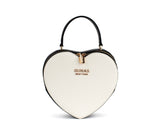 Sweetheart - Black & White Vegan Crossbody Bag from Gunas New York
