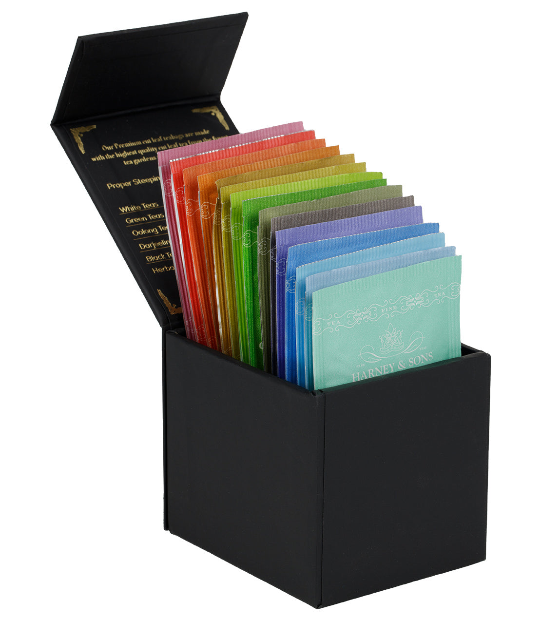 Harney Heritage – Teabag Sampler Black Box from Harney & Sons Fine Teas