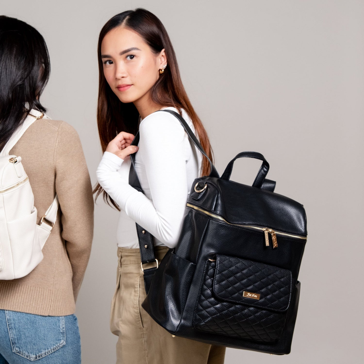 Monaco Diaper Bag | Ebony Black From Luli Bebé