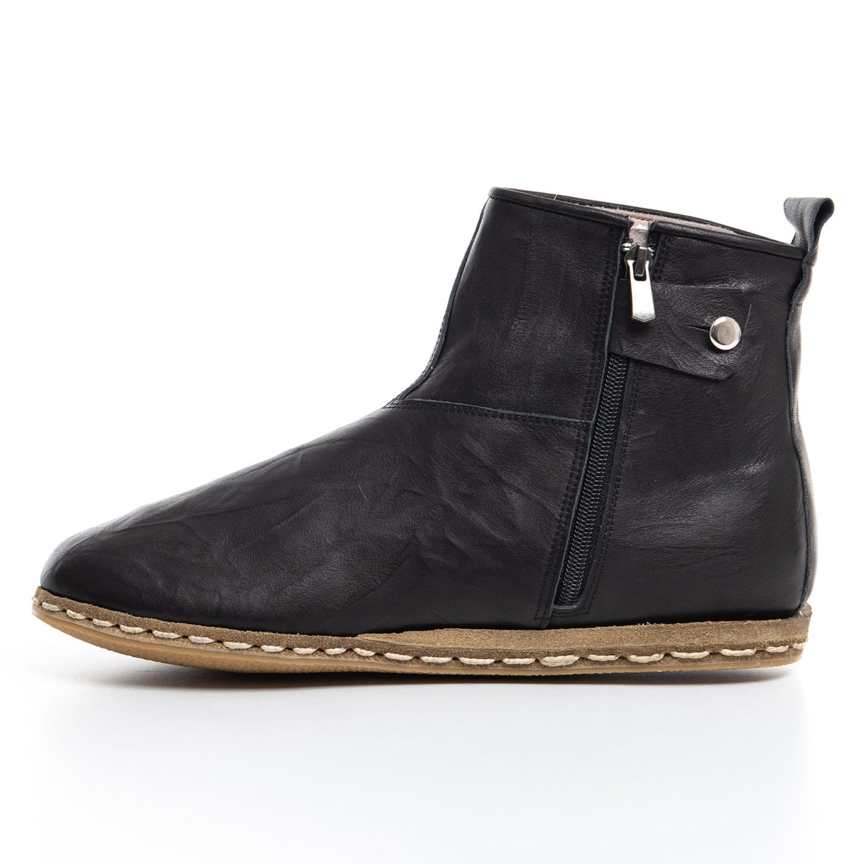 Men's Black Boots From Atlantis Handmade Shoes