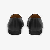 Men's Black Leather Milano Loafer From Del Toro Shoes