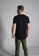 Henley Curved Hem from Ten/10 Apparel