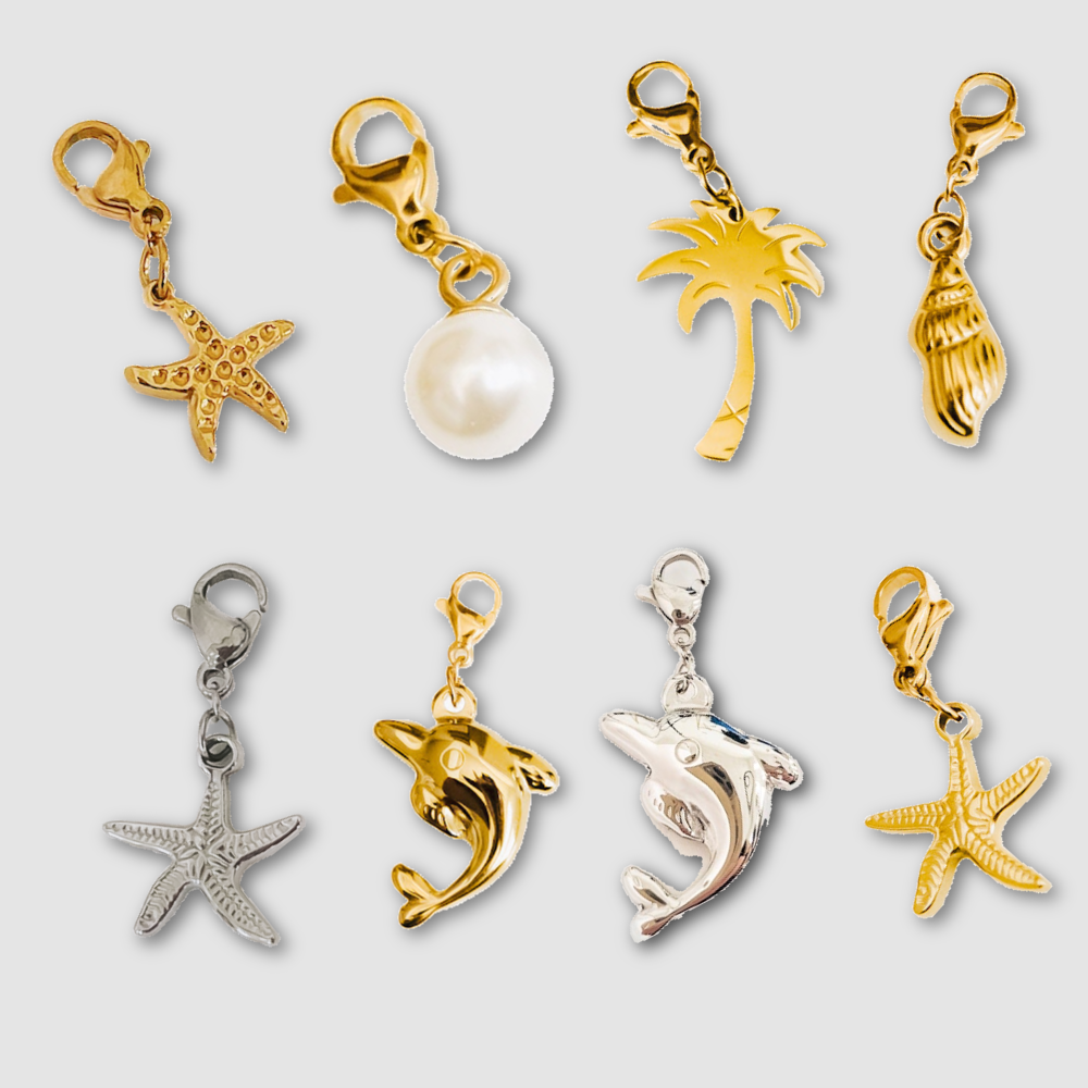Beachy Vibes Charm Bar Charms  - WATERPROOF from Pretty Simple