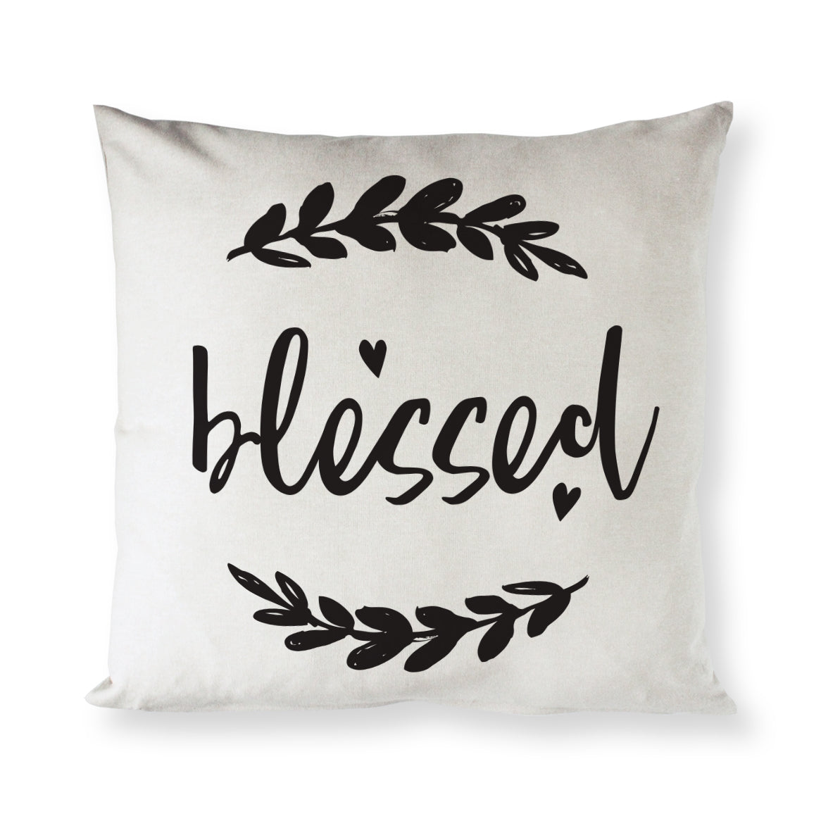 Blessed Cotton Canvas Pillow Cover from The Cotton & Canvas Co.