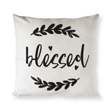 Blessed Cotton Canvas Pillow Cover from The Cotton & Canvas Co.